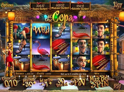 Betsoft slots at the copa