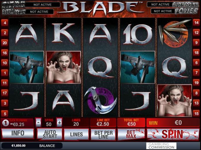 Playtech slots blade